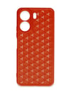 Xiaomi Redmi 13c Uyumlu Kılıf Petek Silikon Kapak - Kırmızı Belirtilmemiş