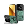 Xiaomi Redmi 14c Uyumlu Kılıf Joy Lens Standlı Kapak - Koyu Yeşil Belirtilmemiş