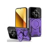 Xiaomi Redmi 14c Uyumlu Kılıf Joy Lens Standlı Kapak - Mor Belirtilmemiş