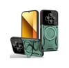 Xiaomi Redmi 14c Uyumlu Kılıf Joy Lens Standlı Kapak - Koyu Yeşil Belirtilmemiş