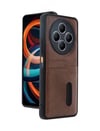 Xiaomi Redmi 14c Uyumlu Kılıf Sara Kartvizitli Deri Kılıf - Taba Belirtilmemiş
