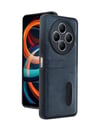 Xiaomi Redmi 14c Uyumlu Kılıf Sara Kartvizitli Deri Kılıf - Lacivert Belirtilmemiş