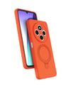 Xiaomi Redmi 14c Uyumlu Regal Magsafe Standlı Kapak - Turuncu Belirtilmemiş