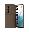 Xiaomi Redmi 15 4g Uyumlu Auto Focus Karbon Kapak - Kahverengi Belirtilmemiş