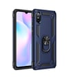 Xiaomi Redmi 9a Uyumlu Kılıf Sofya Yüzüklü Silikon Kapak - Lacivert Belirtilmemiş