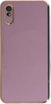 Xiaomi Redmi 9a Uyumlu Kılıf Volet Silikon - Mor Belirtilmemiş