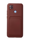 Xiaomi Redmi 9c Uyumlu Kılıf Kelvin Kartvizitli Silikon - Bordo Belirtilmemiş