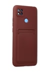 Xiaomi Redmi 9c Uyumlu Kılıf Kelvin Kartvizitli Silikon - Bordo Belirtilmemiş