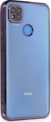 Xiaomi Redmi 9c Uyumlu Kılıf Lensli Silikon - Mor Belirtilmemiş