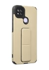 Xiaomi Redmi 9c Uyumlu Kılıf Mega Standlı Silikon - Gold Belirtilmemiş