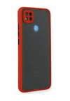 Xiaomi Redmi 9c Uyumlu Kılıf Montreal Silikon Kapak - Kırmızı Belirtilmemiş