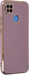 Xiaomi Redmi 9c Uyumlu Kılıf Volet Silikon - Mor Belirtilmemiş