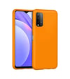 Xiaomi Redmi 9t Uyumlu Kılıf Nano İçi Kadife Silikon - Turuncu Belirtilmemiş