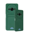 Xiaomi Redmi A3 4g Uyumlu Kılıf Kelvin Kartvizitli Silikon - Koyu Yeşil Belirtilmemiş