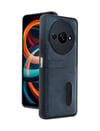 Xiaomi Redmi A3 4g Uyumlu Kılıf Sara Kartvizitli Deri Kılıf - Lacivert Belirtilmemiş