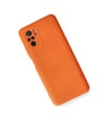 Xiaomi Redmi Note 10 Uyumlu Kılıf Nano İçi Kadife Silikon - Turuncu Belirtilmemiş