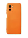Xiaomi Redmi Note 10 Uyumlu Kılıf Nano İçi Kadife Silikon - Turuncu Belirtilmemiş
