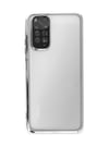 Xiaomi Redmi Note 11 Uyumlu Kılıf Lensli Silikon - Gümüş Belirtilmemiş