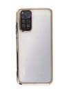 Xiaomi Redmi Note 11 Uyumlu Kılıf Lensli Silikon - Gold Belirtilmemiş