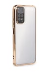 Xiaomi Redmi Note 11 Uyumlu Kılıf Lensli Silikon - Gold Belirtilmemiş