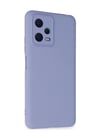 Xiaomi Redmi Note 12 5g Uyumlu Kılıf Nano İçi Kadife Silikon - Lila Belirtilmemiş