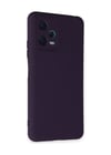 Xiaomi Redmi Note 12 5g Uyumlu Kılıf Nano İçi Kadife Silikon - Mor Belirtilmemiş