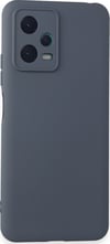 Xiaomi Redmi Note 12 5g Uyumlu Kılıf Nano İçi Kadife Silikon - Gri Belirtilmemiş