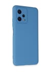 Xiaomi Redmi Note 12 5g Uyumlu Kılıf Nano İçi Kadife Silikon - Mavi Belirtilmemiş