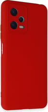 Xiaomi Redmi Note 12 5g Uyumlu Kılıf Nano İçi Kadife Silikon - Kırmızı Belirtilmemiş