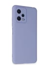 Xiaomi Redmi Note 12 5g Uyumlu Kılıf Nano İçi Kadife Silikon - Lila Belirtilmemiş