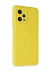 Xiaomi Redmi Note 12 5g Uyumlu Kılıf Nano İçi Kadife Silikon - Sarı Belirtilmemiş