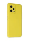 Xiaomi Redmi Note 12 5g Uyumlu Kılıf Nano İçi Kadife Silikon - Sarı Belirtilmemiş