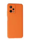 Xiaomi Redmi Note 12 5g Uyumlu Kılıf Nano İçi Kadife Silikon - Turuncu Belirtilmemiş