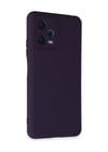 Xiaomi Redmi Note 12 5g Uyumlu Kılıf Nano İçi Kadife Silikon - Mor Belirtilmemiş