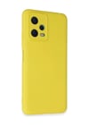 Xiaomi Redmi Note 12 5g Uyumlu Kılıf Nano İçi Kadife Silikon - Sarı Belirtilmemiş