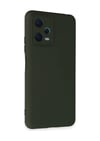 Xiaomi Redmi Note 12 5g Uyumlu Kılıf Nano İçi Kadife Silikon - Koyu Yeşil Belirtilmemiş