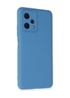 Xiaomi Redmi Note 12 5g Uyumlu Kılıf Nano İçi Kadife Silikon - Mavi Belirtilmemiş