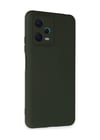 Xiaomi Redmi Note 12 5g Uyumlu Kılıf Nano İçi Kadife Silikon - Koyu Yeşil Belirtilmemiş
