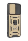 Xiaomi Redmi Note 12 5g Uyumlu Kılıf Pars Lens Yüzüklü Silikon - Gold Belirtilmemiş
