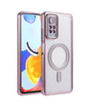Xiaomi Redmi Note 12 Pro 4g Uyumlu Joke Simli Magneticsafe Kılıf - Pembe Belirtilmemiş