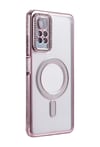 Xiaomi Redmi Note 12 Pro 4g Uyumlu Joke Simli Magneticsafe Kılıf - Pembe Belirtilmemiş