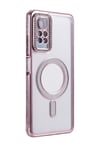 Xiaomi Redmi Note 12 Pro 4g Uyumlu Joke Simli Magneticsafe Kılıf - Pembe Belirtilmemiş
