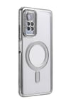 Xiaomi Redmi Note 12 Pro 4g Uyumlu Joke Simli Magneticsafe Kılıf - Gümüş Belirtilmemiş