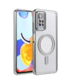 Xiaomi Redmi Note 12 Pro 4g Uyumlu Joke Simli Magneticsafe Kılıf - Gümüş Belirtilmemiş