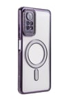 Xiaomi Redmi Note 12 Pro 4g Uyumlu Joke Simli Magneticsafe Kılıf - Derin Mor Belirtilmemiş