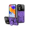 Xiaomi Redmi Note 12 Pro 4g Uyumlu Kılıf Joy Lens Standlı Kapak - Mor Belirtilmemiş