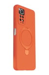 Xiaomi Redmi Note 12 Pro 4g Uyumlu Regal Magsafe Standlı Kapak - Turuncu Belirtilmemiş