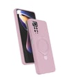 Xiaomi Redmi Note 12 Pro 4g Uyumlu Regal Magsafe Standlı Kapak - Açık Pembe Belirtilmemiş