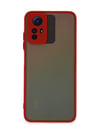 Xiaomi Redmi Note 12s Uyumlu Kılıf Montreal Silikon Kapak - Kırmızı Belirtilmemiş