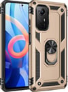 Xiaomi Redmi Note 12s Uyumlu Kılıf Sofya Yüzüklü Silikon Kapak - Gold Belirtilmemiş